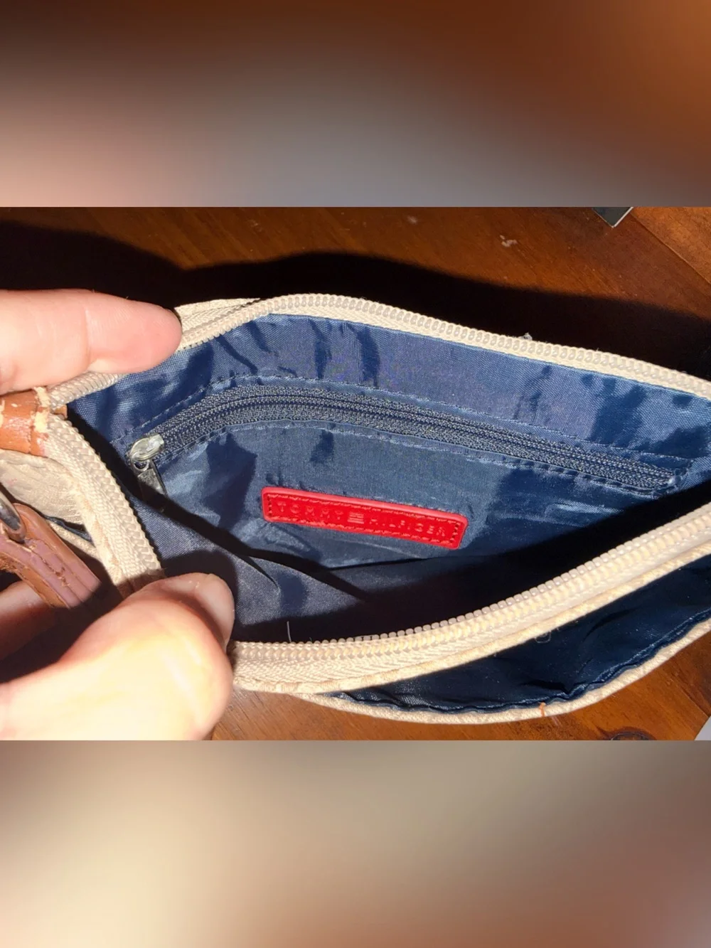 Tommy Hilfiger compact wristlet